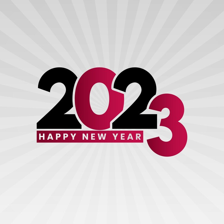 वेक्टर 2023 happy new year greeting card holiday background