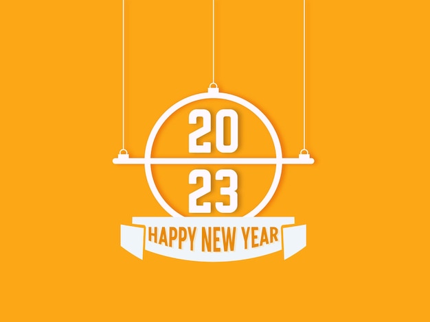 2023 happy new year greetings creative unique concept and luxury vector illustration