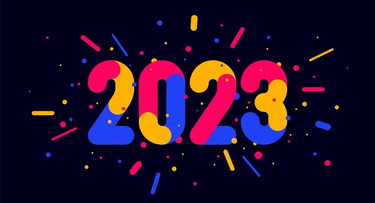 Vector 2023 happy new year