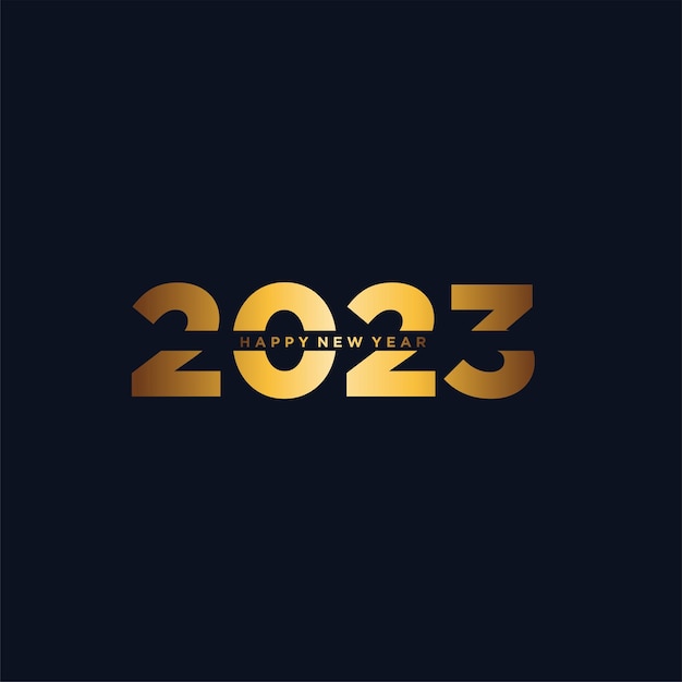 2023 럭셔리 로고 그라데이션 디자인 일러스트 레이션