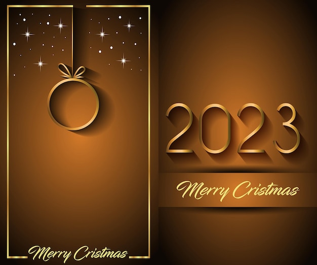 2023 С Рождеством Христовым фон для ваших сезонных приглашений, фестивальных плакатов, поздравительных открыток