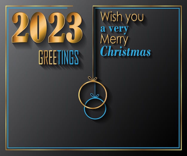 2023 Merry Christmas background