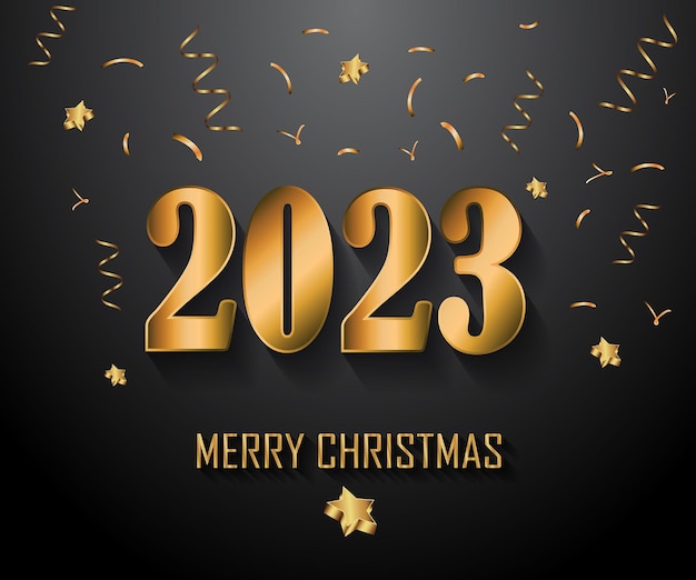 2023 メリー クリスマスの背景