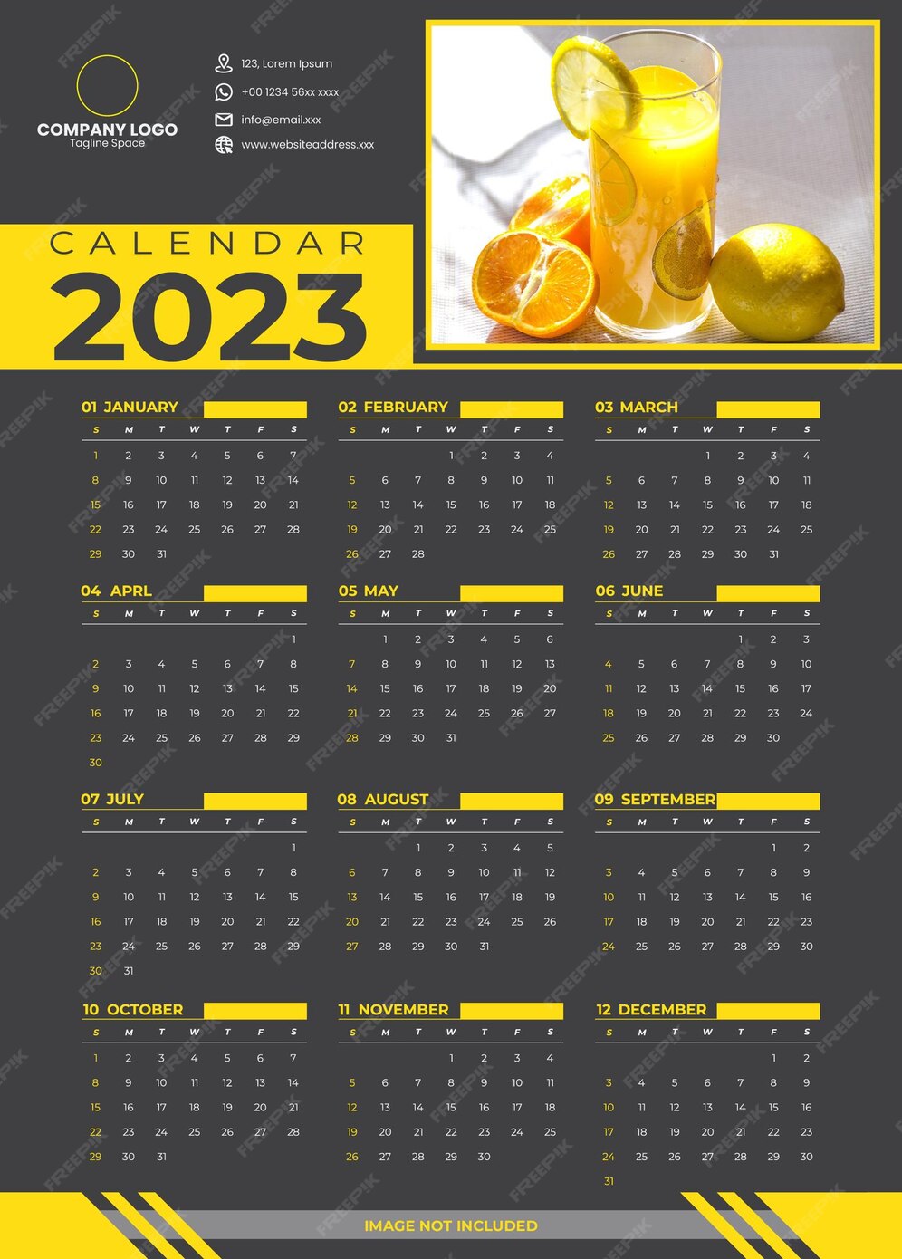 premium-vector-2023-new-year-calendar-template