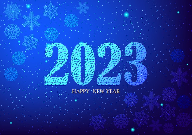 Vettore evento del festival di capodanno 2023