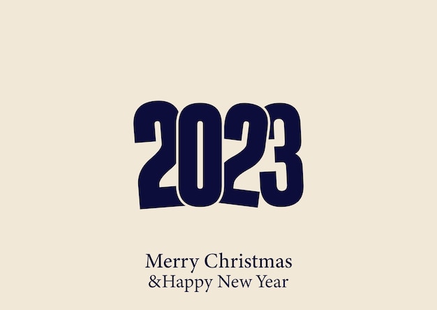 2023 new year text design