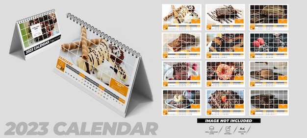 2023 new year vector calendar template