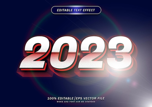 2023テキスト効果編集可能なスタイルライト