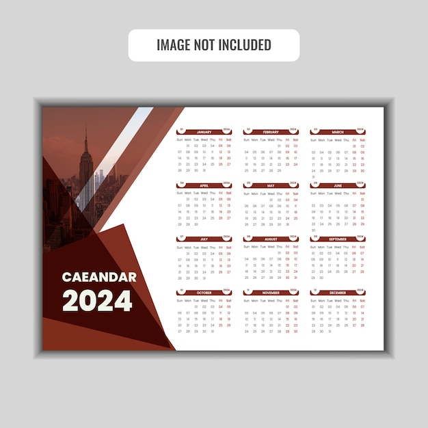 2024 год планировщик календарь шаблон расписание событий или задач вектор