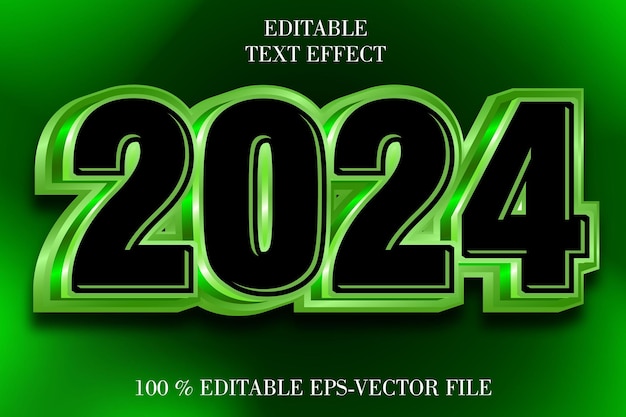 2024 Bewerkbare 3D moderne stijl