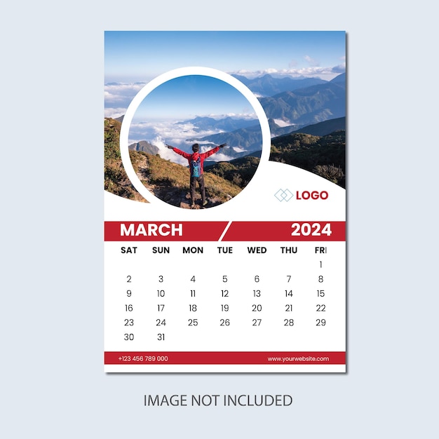 2024 calendar design template