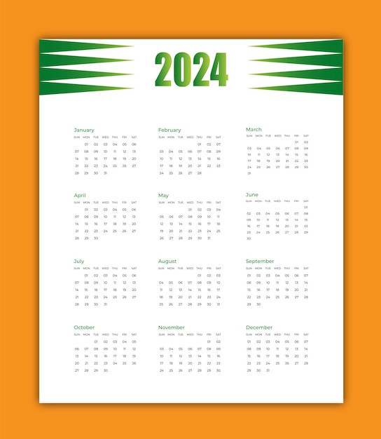 2024 calendar design