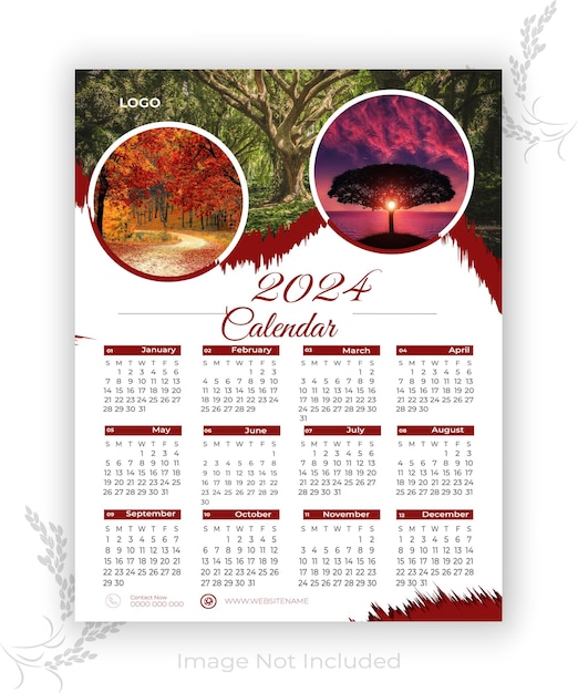 2024 Calendar Template