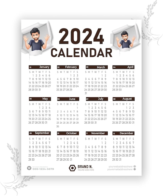 2024 Calendar Template