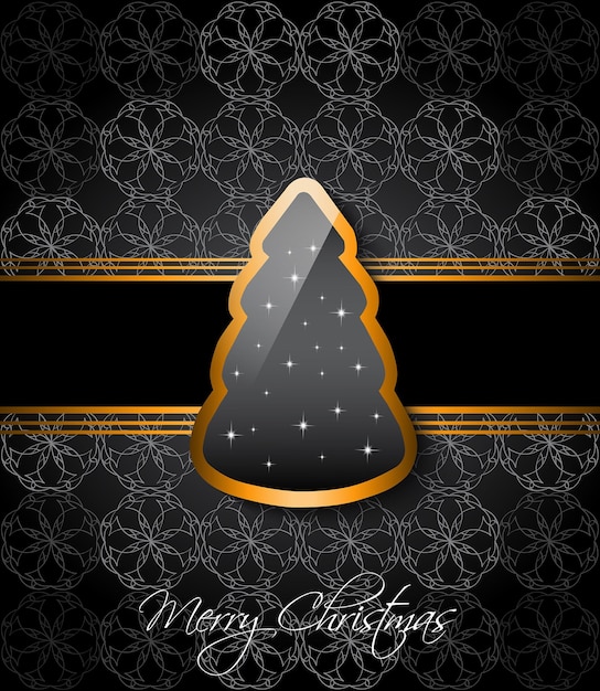 2024 elegant classic christmas greetings background with lovely tree ideal for flyers invitations