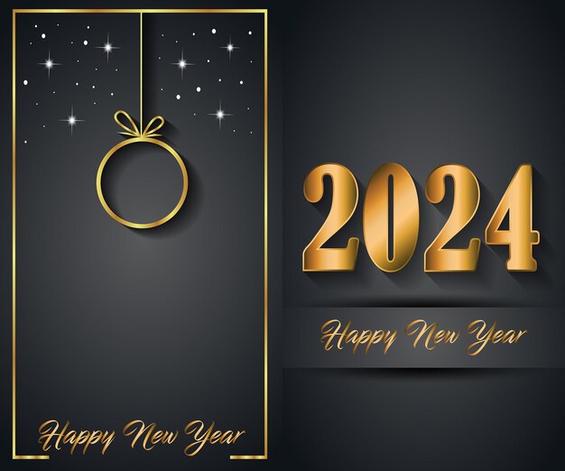 2024 새해 복 많이 받으세요 계절 초대장 축제 포스터 인사말 카드 배경