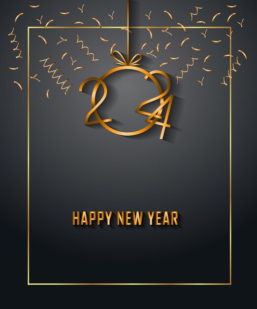 2024 happy new year background for your seasonal invitations festive posters greetings cards