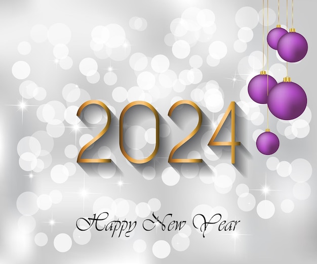 2024 Happy New Year background