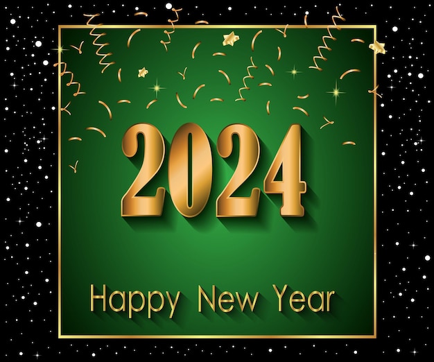 2024 happy new year background