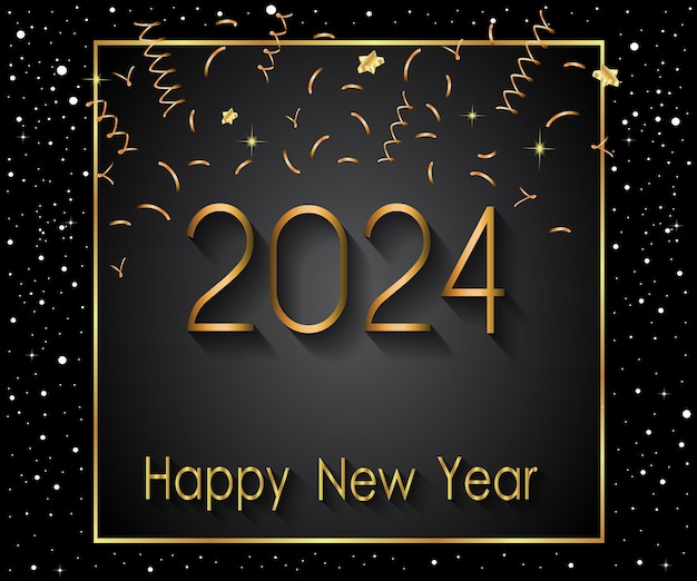 2024 Happy New Year background