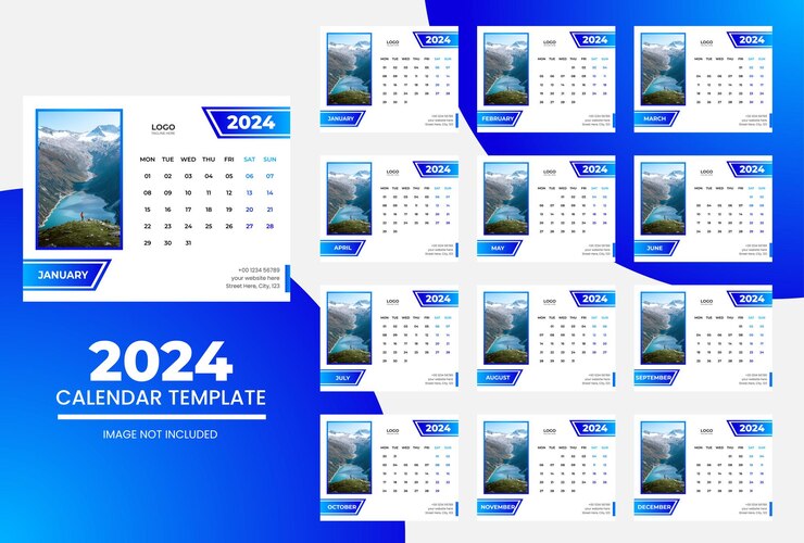 2024 Happy new year Calender