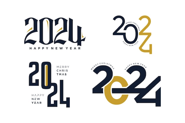2024 logo design icon vector with creative concept