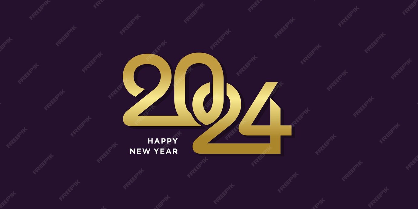 Premium Vector 2024 logo design idea with modern creative concept