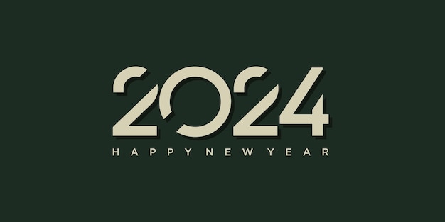 2024 logo design idea with modern creative concept