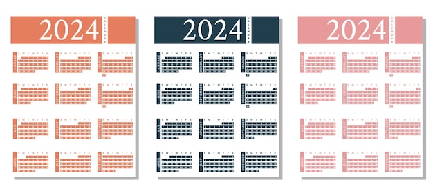 2024 Maandelijkse vergietsjabloon