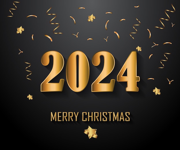 2024 Merry Christmas background for your seasonal invitations festival posters greetings cards