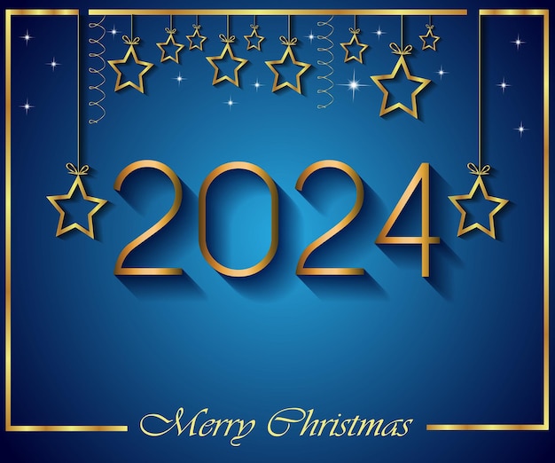 2024 Merry Christmas background