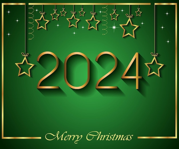 2024 Merry Christmas background