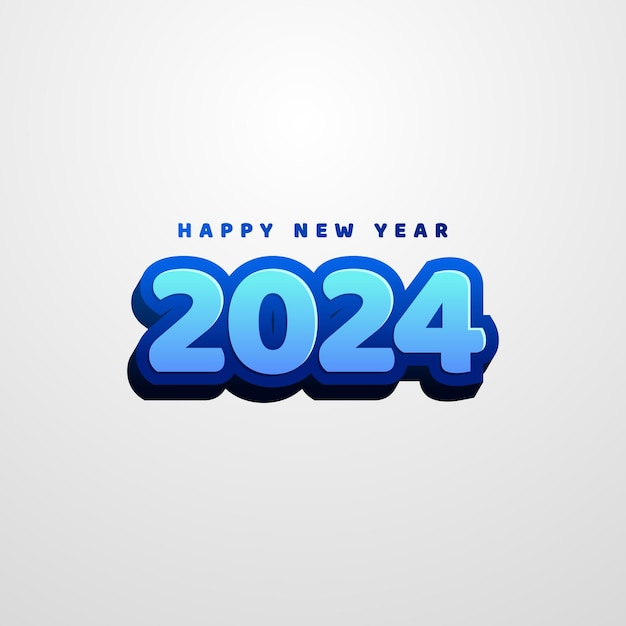 2024 년 새해 축제 디자인