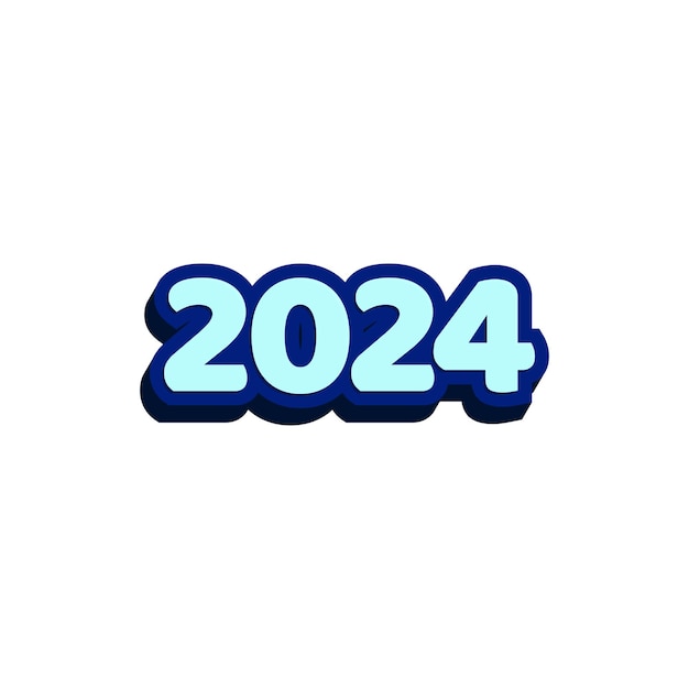 2024 년 새해 축제 디자인