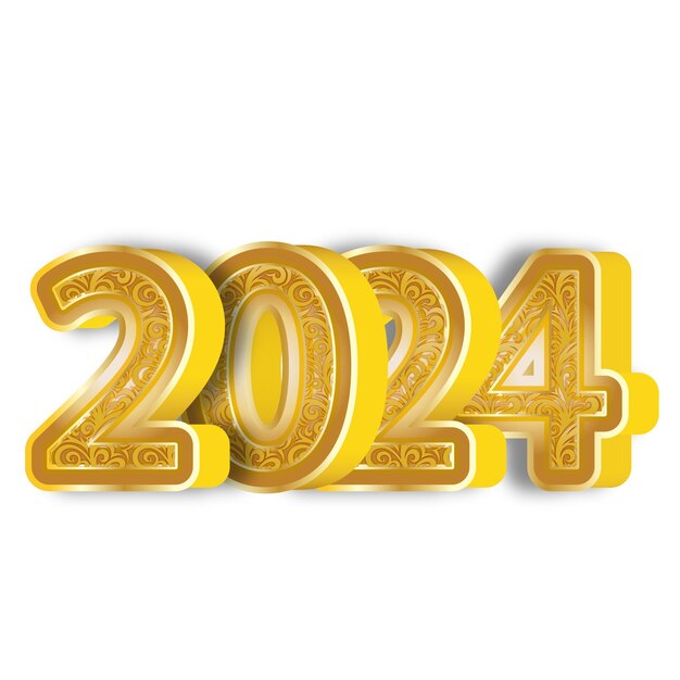 벡터 2024년 새해 터