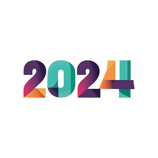 Vector 2024 number logo