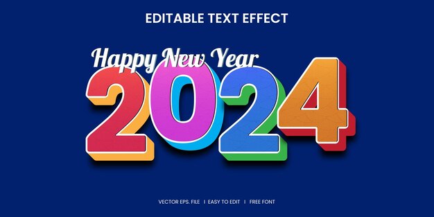 2024 text effect