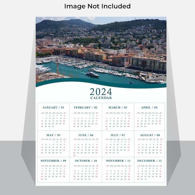 2024 Wall Calendar Template