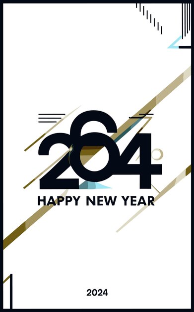 Premium Vector | 2024 on a white background