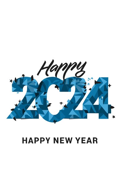 Premium Vector | 2024 on a white background