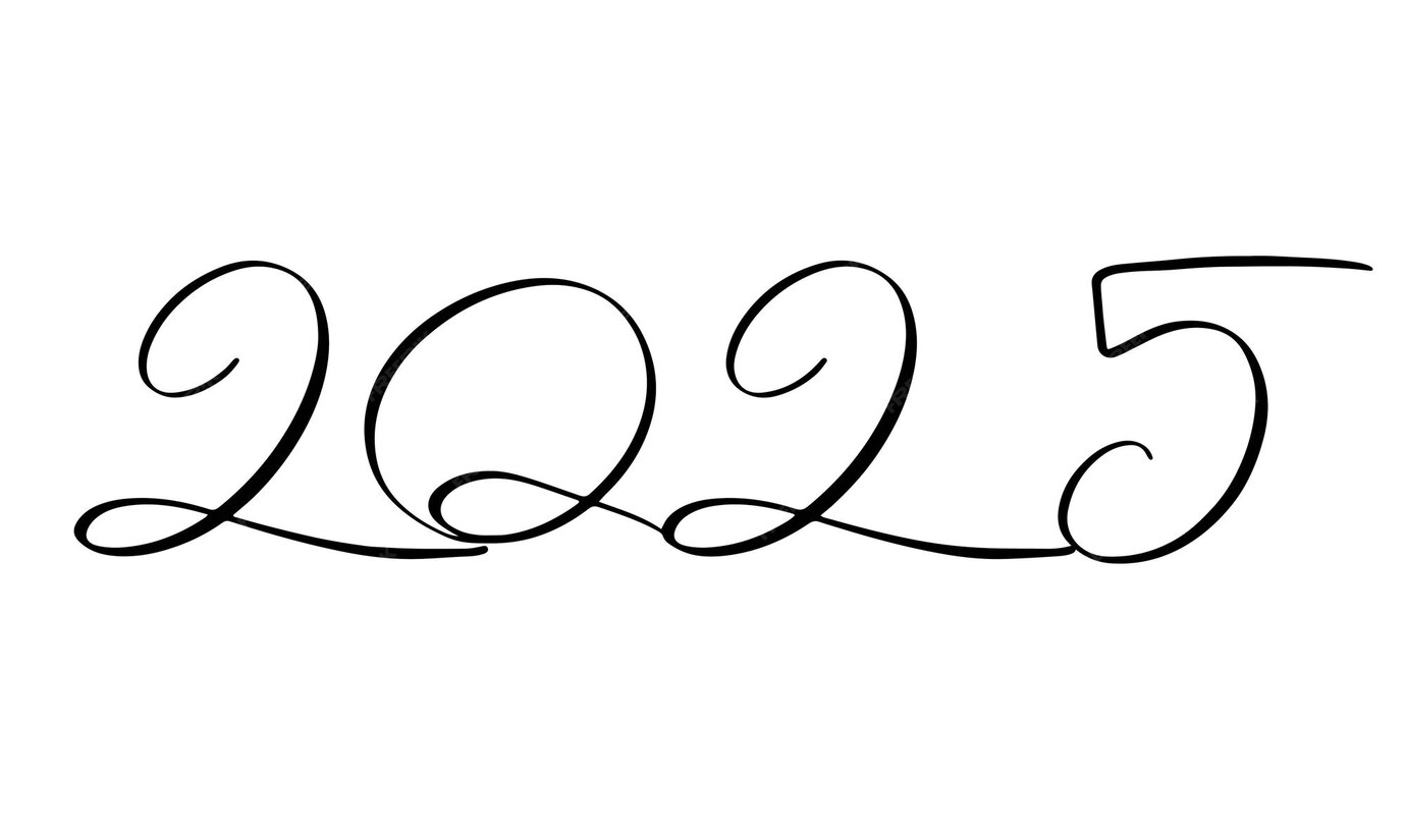 Premium Vector 2025 2024 time calendar happy new year december start