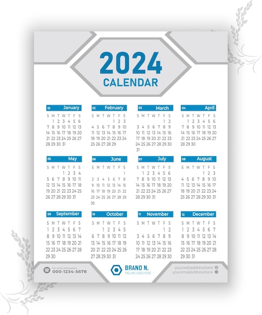 Premium Vector 2025 calendar template