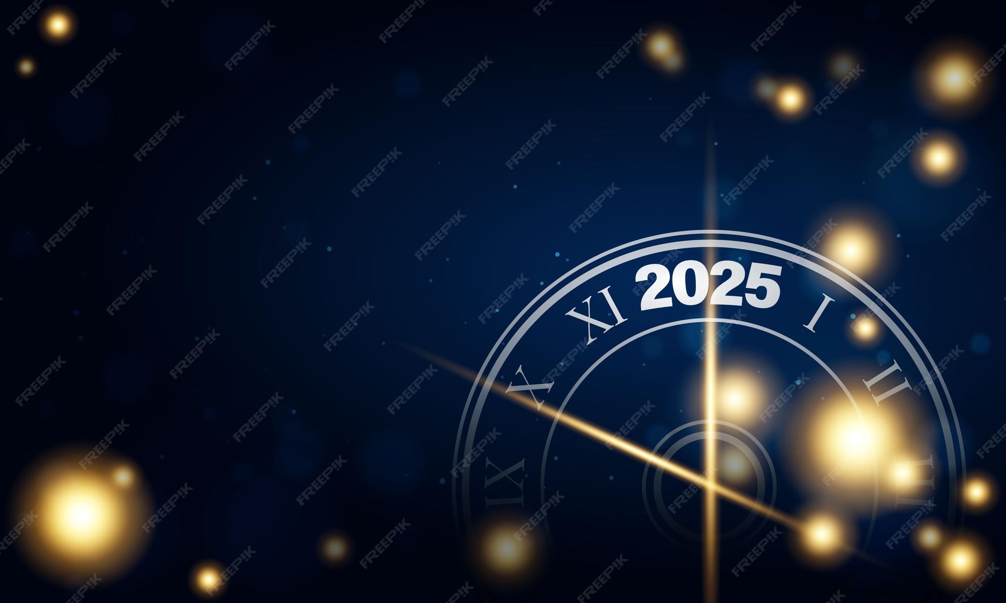 Premium Vector 2025 Happy New Year Background Design