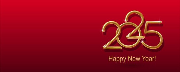 2025 새해 축하 손글씨 캘리그라피  ⁇ 터 휴일 일러스트레이션 요소
