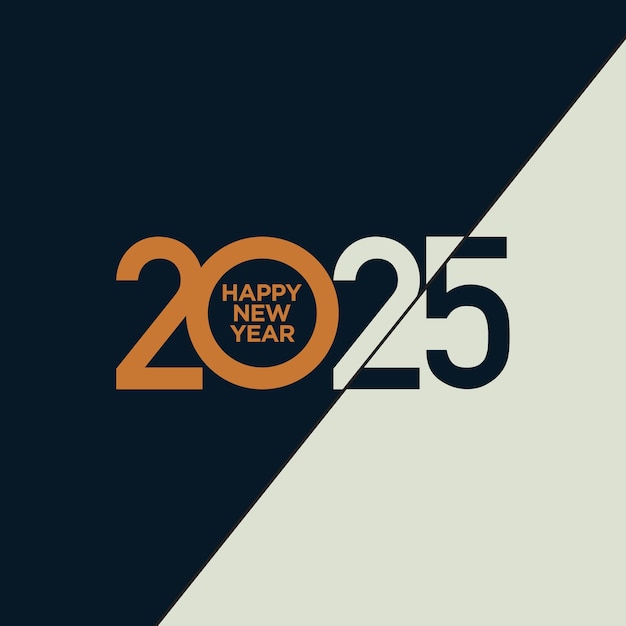 2025 Happy New Year Poster