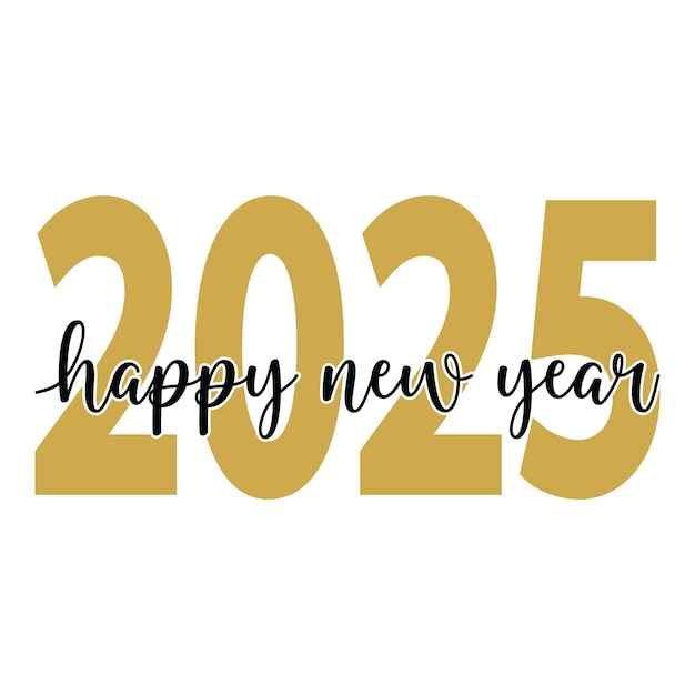 벡터 2025 새해 축하합니다.