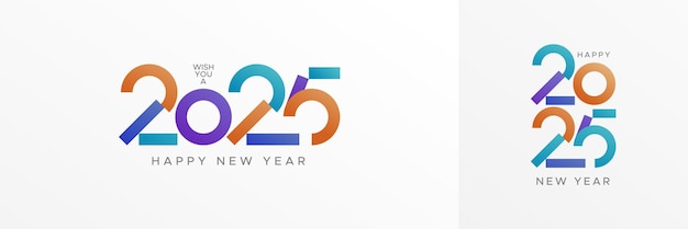 2025 new yearogo concept