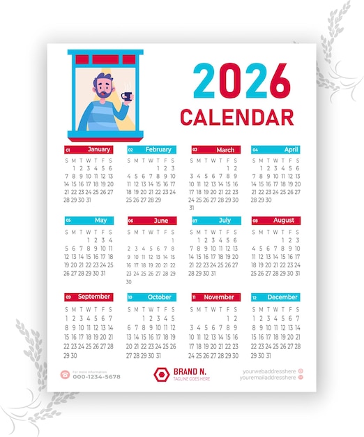 2026 Calendar Template