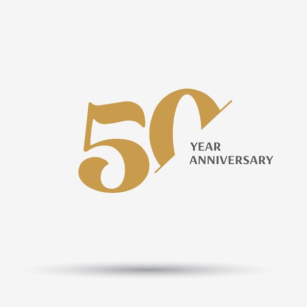 Vector 20th anniversary celebration logotype with modern elegant number design