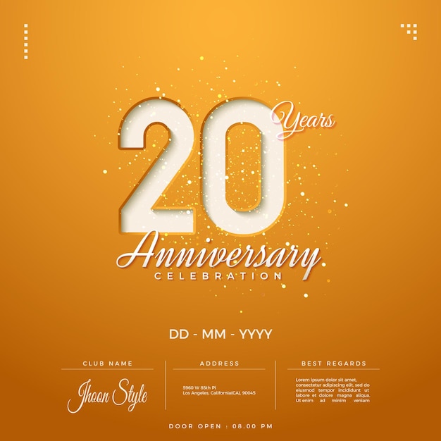 20주년 초대 번호